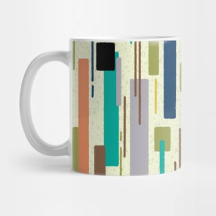 Color Blocks Mid Century Modern Minimalist design Mug